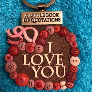 AWESOME BOOK OF OVER 20 LOVE QUOTATIONS KEY RING
